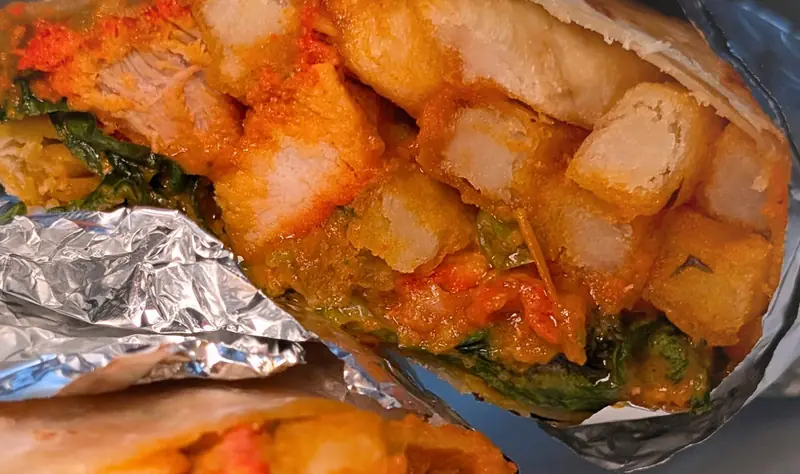 Butter Chicken Burrito