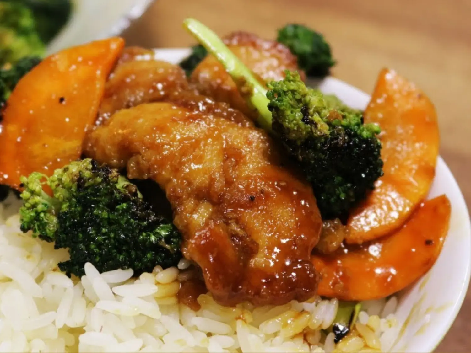 Halal Broccoli at Wok & Karahi, Spring TX