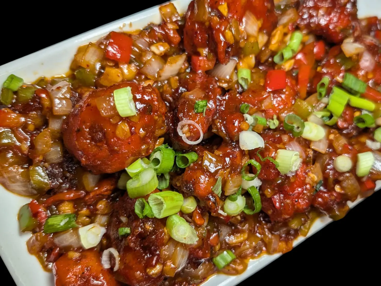 Halal Manchurian at Wok & Karahi, Spring TX
