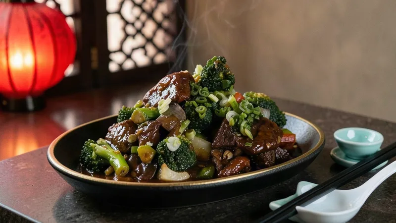 Halal Broccoli at Wok & Karahi, Spring TX
