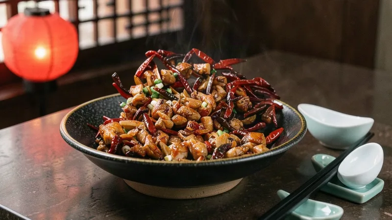 Halal Spicy Chongqing at Wok & Karahi, Spring TX